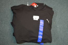 *Four Puma Black Hooded Tops Size: L