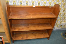 Pine Three Shelf Bookcase