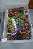 Large Quantity of Costume Jewellery Necklaces, etc
