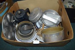 Vintage Enamel and Aluminium Kitchenware etc.