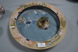 Large Studio Pottery Bowl with Frog by Newton Pott