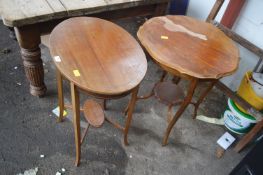 Two Edwardian Occasional Tables (AF)