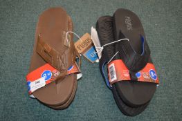 *Two Pairs of Flojos Gent's Flip-Flops Size: 8