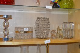 Glass Candle Lamps, etc.