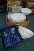 Pottery Tableware plus Fruit Bowls, etc.