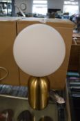 iLite Table Lamp with Brushed Gold Effect Base