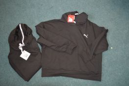 *Two Puma Black Hooded Tops Size: M