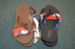 *Two Pairs of Flojos Gent's Flip-Flops Size: 9