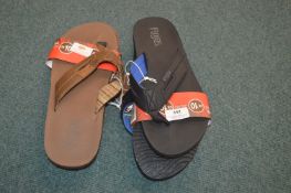 *Two Pairs of Flojos Gent's Flip-Flops Size: 10