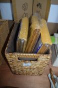 Wicker Storage Basket and Three Packs of Padded Envelopes