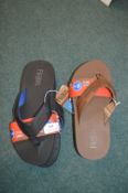*Two Pairs of Flojos Gent's Flip-Flops Size: 8