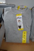 *Four Fila Ladies Grey Sweatshirts Size: S