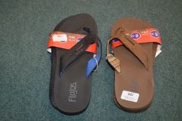 *Two Pairs of Flojos Gent's Flip-Flops Size: 9