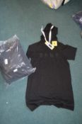 *Six Assorted DKNY Black Hooded Tunics
