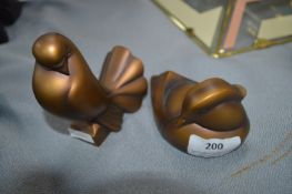 Two Coalport Collectible Birds: Tranquility and Pe