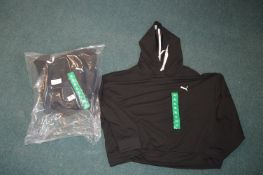 *Four Puma Black Hoodies Size: XL