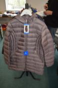 *Aventure Quilted Coat with Hood Size: L