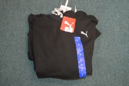 *Three Puma Black Hooded Tops Size: L