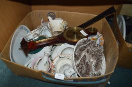 Vintage Pottery and a Barometer