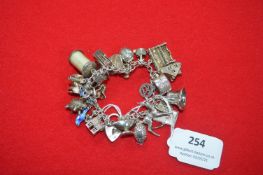 Silver Charm Bracelet ~48g gross (some charms are