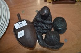 Ornamental Buddha, Snails, etc.