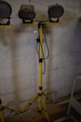 *Two Lamp Work Light on Tripod Stand 240v