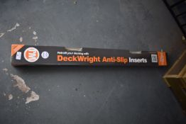 *Four Packs of Deck Wright Anti-Slip Inserts 25m & Adhesive