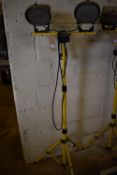 *Two Lamp Work Light on Tripod Stand 240v