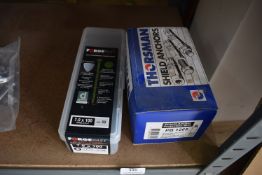 *Forge Fast 7.0 x 100 Timber Screws, and Shield Anchor Protector Bolts