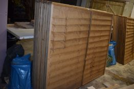 *Ten Horizontal Fence Panels 6ft wide x 5ft tall