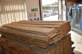 *~200 Waney Edge Pine Fence Lats 1830mm long