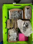 *Galvanised Gate Latches, Washers, Hasp & Staple, etc. (tray not included)