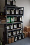 *Grey Five Tier Adjustable Shelving 90x45cm x 180cm tall (contents not included, collection by