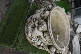*Planter with Cherub Design 11”x8”