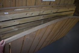 *Four Assorted Fence Panels 6ft wide x (one arched 3ft, two 3ft, one 4’2”)