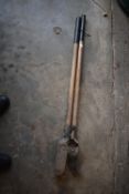 *Wood Shafted Post Hole Spade