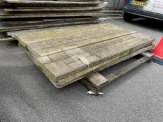 *Nine Reclaimed Concrete Gravel Boards 1ft x 6ft