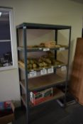 *Set of Grey Five Tier Adjustable Shelving 90x46cm x 180cm tall (contents not included, collection
