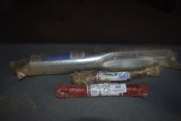 *Two 10m Steel Core Clothesline, and a Rotating Post Anchor/Mount