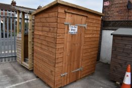 *Garden Shed 6ft x 4ft with Single Door, Chipboard Floor