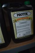 *2x 4.5L of Protek Wood Protection Red Cedar