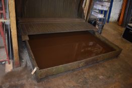 *Fence Dip Tray with Tread Walkway ~6.5ft x 6.5ft x 1ft tall