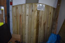 *Close Boarded Shaped Panel 6ft x 5ft-4.5ft