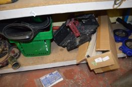 Box of 18w Fluorescent Tubes, and a Mop Bucket Squ