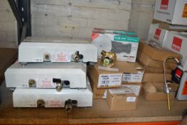 *Quantity of Taps, Shower Diverters, Waste Outlets