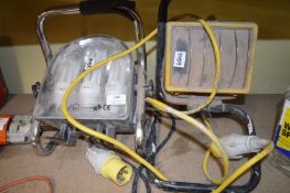 Two 110v Site Lamps