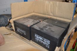 Four FIAM-GSS 12v Batteries