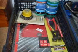 Heavy Duty Tile Nippers, Sanding Paper, Saw Blades