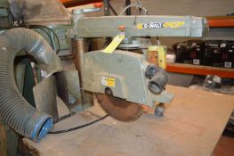 Dewalt Radial Arm Saw on Heavy Duty Base 3-phase