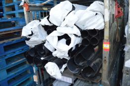 *Quantity of Black PVC Half Round Guttering, Fall